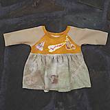 Detské oblečenie - Šaty s hodvábom pre bábätko - 15763730_