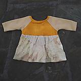 Detské oblečenie - Šaty s hodvábom pre bábätko - 15763731_