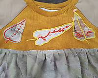 Detské oblečenie - Šaty s hodvábom pre bábätko - 15763732_