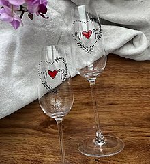 Nádoby - Svadobné poháre na šampanské/prosecco - 15763191_