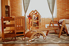 Hračky - Učiaca veža a lavička so stolíkom premium 2v1 - 15764610_