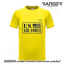 Topy, tričká, tielka - Tričko RANGER® - US AIR FORCE (Žltá) - 15763325_