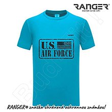 Topy, tričká, tielka - Tričko RANGER® - US AIR FORCE (Tyrkysová) - 15763333_