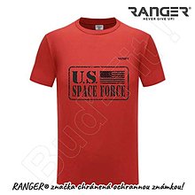 Topy, tričká, tielka - Tričko RANGER® - US SPACE FORCE (Červená) - 15763357_