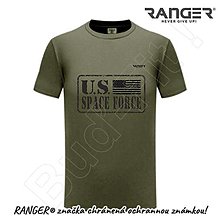 Topy, tričká, tielka - Tričko RANGER® - US SPACE FORCE (Hnedá) - 15763369_