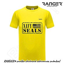 Topy, tričká, tielka - Tričko RANGER® - US NAVY SEALS (Žltá) - 15763405_