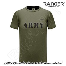 Topy, tričká, tielka - Tričko RANGER® - US ARMY - a (Hnedá) - 15763640_