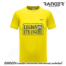Topy, tričká, tielka - Tričko RANGER® - LEGION ETRANGERE - b (Žltá) - 15763717_
