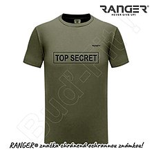 Topy, tričká, tielka - Tričko RANGER® - TOP SECRET - b (Hnedá) - 15763811_