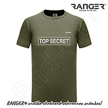 Topy, tričká, tielka - Tričko RANGER® - TOP SECRET - b (Hnedá) - 15763813_