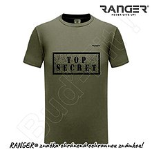 Topy, tričká, tielka - Tričko RANGER® - TOP SECRET - c (Hnedá) - 15763846_