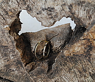 Prstene - Obrúčky ultra úzke žlté - 15765732_