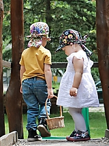 Detské čiapky - Letný detský šilt Street art - prémiová bavlna - 15764888_