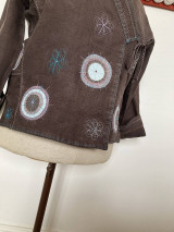 Saká - Ľanový kabátik-kimono veľ.40-42 - 15766216_