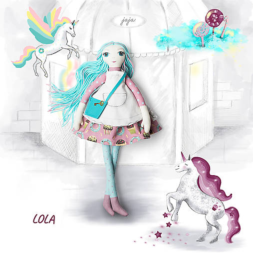 Dekorácie - Cukrárka Lola - 15766970_