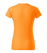 Polotovary - Dámske tričko BASIC mandarínková oranžová A2 - 15765332_