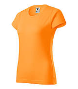 Polotovary - Dámske tričko BASIC mandarínková oranžová A2 - 15765333_