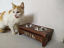 Pre zvieratá - Misky so stojanom pre mačky a malých psíkov (Mini) - 15767986_