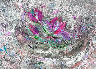 Obrazy - Kvet v skalách II. - 15768118_