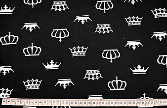 Textil - Korunky na čiernej 60x100 cm - 15769067_