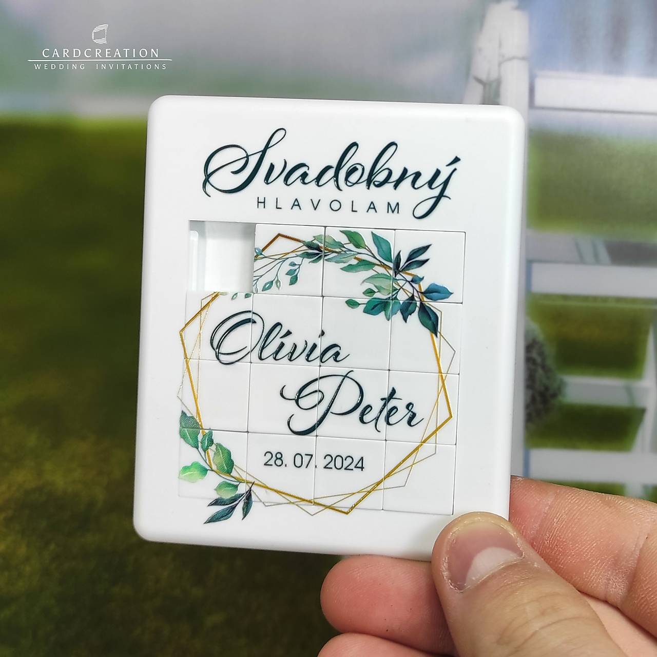 Svadobný hlavolam pre deti aj dospelých set k 19773W