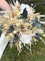 Svadobná kytica zo sušených kvetov