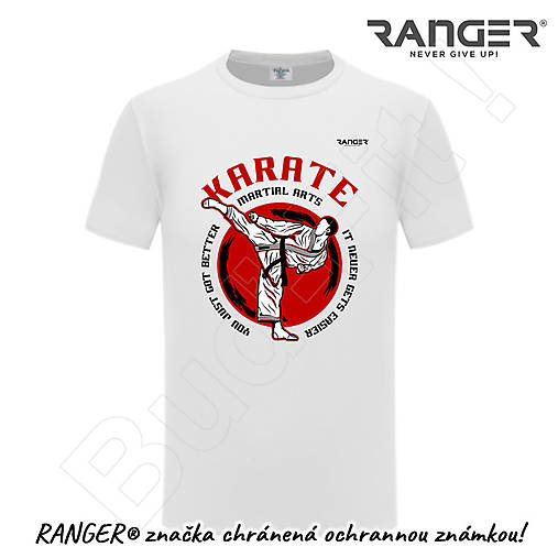 Topy, tričká, tielka - Tričko RANGER® - KARATE - b - 15768254_