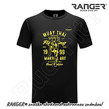 Topy, tričká, tielka - Tričko RANGER® - MUAY THAI - a - 15768363_