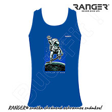 Topy, tričká, tielka - Tielko RANGER® - KOZMONAUT - a (Modrá) - 15768680_