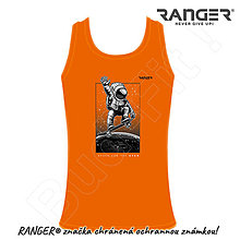 Topy, tričká, tielka - Tielko RANGER® - KOZMONAUT - a (Oranžová) - 15768685_