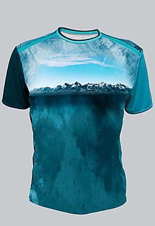 Pánske oblečenie - PEAX Mountain Blue – funkčné tričko - 15772680_