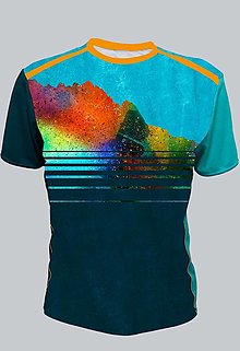 Pánske oblečenie - PEAX Mountain Color – funkčné tričko - 15772688_