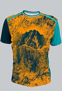 Pánske oblečenie - PEAX Mountain Orange – funkčné tričko - 15772689_