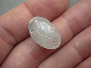 Minerály - Troml. kámen - celestýn 22 mm, č.7f - 15772286_