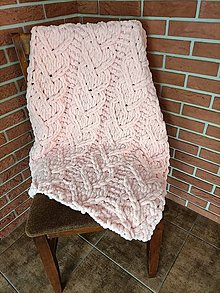 Úžitkový textil - Puffy deka srdiečkový vzor - 15774101_