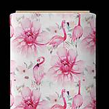 Textil - Teplákovina - plameniak ružový - 15775176_