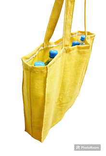 Nákupné tašky - Veľká ľanová taška - 15776095_
