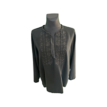 Pánske oblečenie - Pánska ľanová vyšívana košeľa - 15776706_