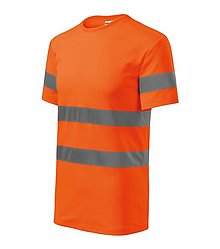 Polotovary - Unisex tričko HV PROTECT fluorescenčná oranžová 98 - 15776849_