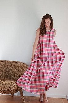 Šaty - Mušelínové ružové šaty Mathilde - 15780162_