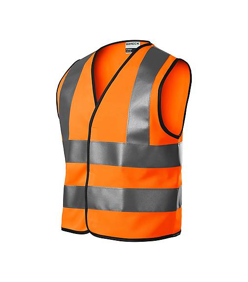 Polotovary - Detská reflexná vesta HV BRIGHT fluorescenčná oranžová 98 - 15778007_