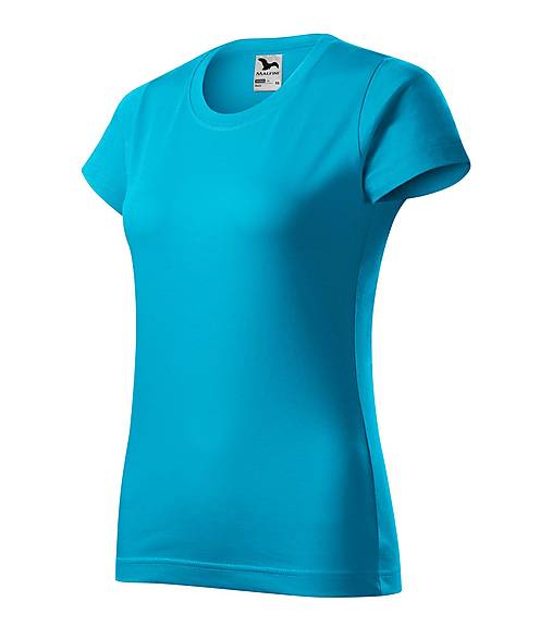 Polotovary - Dámske tričko BASIC tyrkysová 44 - 15779203_