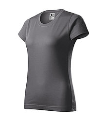 Polotovary - Dámske tričko BASIC oceľovo sivá 36 - 15779185_