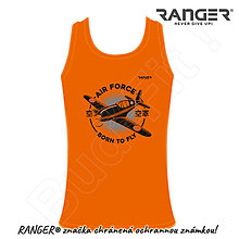 Topy, tričká, tielka - Tielko RANGER® - AIR FORCE (Oranžová) - 15779093_