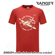 Topy, tričká, tielka - Tričko RANGER® - AIR FORCE (Červená) - 15779108_
