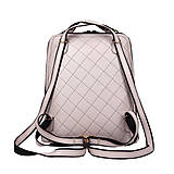 Batohy - Luxusný kožený ruksak z pravej hovädzej kože so strapcami v ružovej farbe - 15781171_