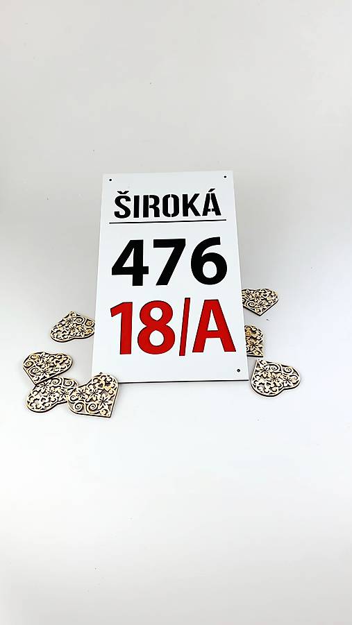 Tabuľky - Číslo na dom: Boston - 15780850_