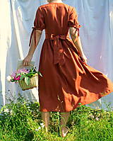 Šaty - Ľanové šaty Emma - 15782173_