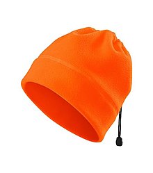 Polotovary - Fleecová čiapka/nákrčník HV PRACTIC (fluorescenčná oranžová 98) - 15780919_