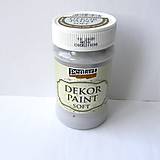 Farby-laky - Dekor paint soft - holubia sivá - 100 ml - 15780312_